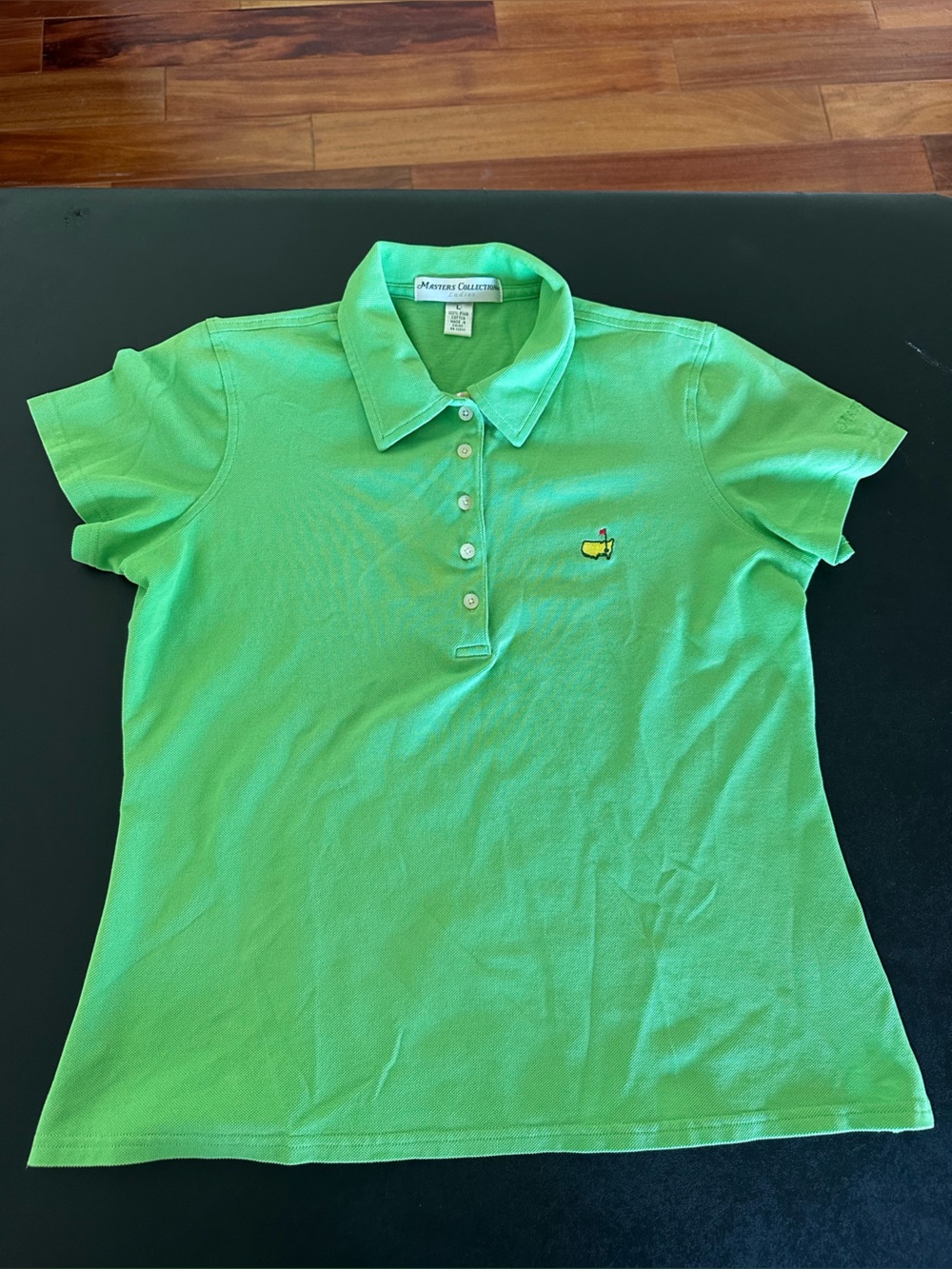 Masters Collection Women's Green Golf Polo Shirt Size Large